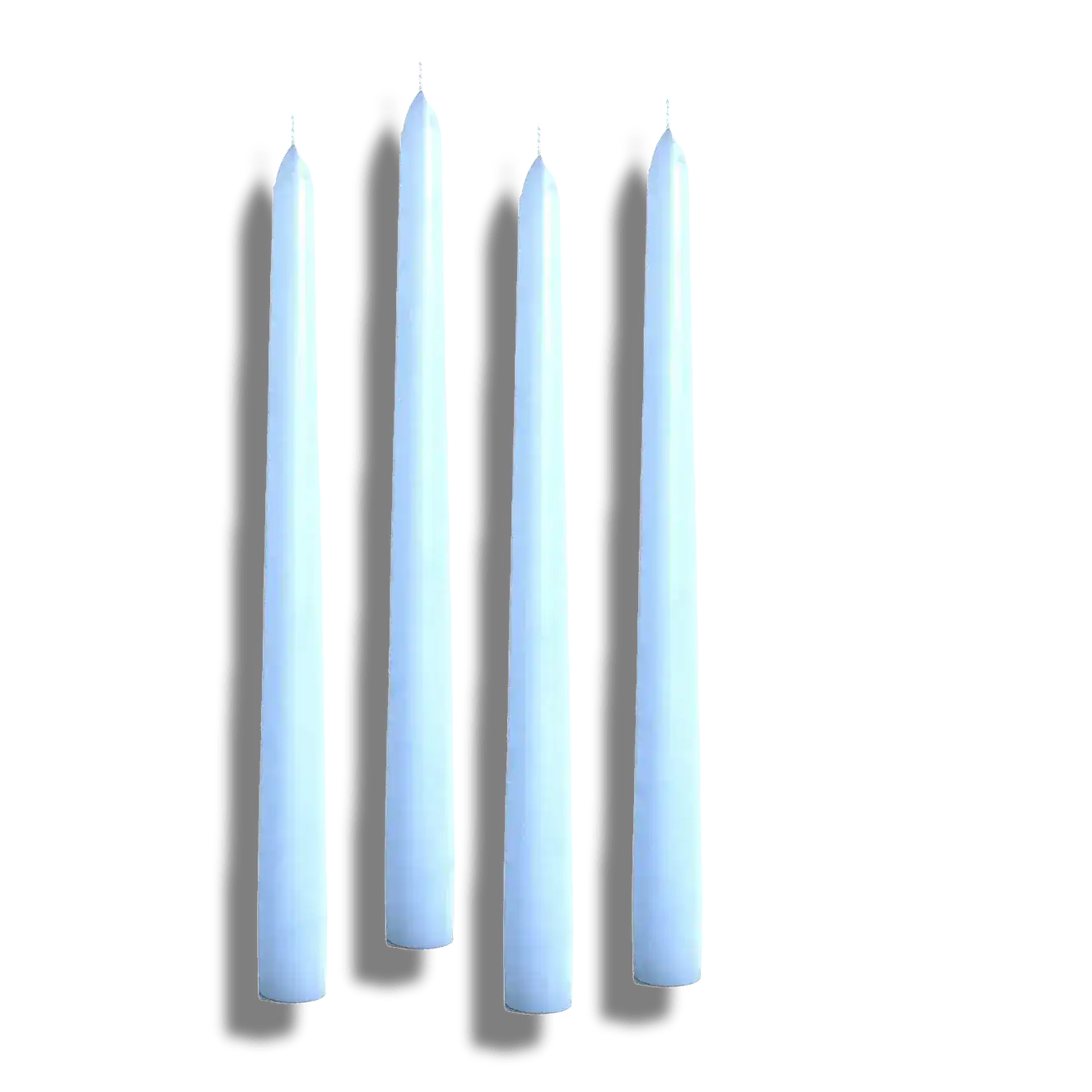 12" Unscented Taper Colored Candles - 4 pcs - MAIA HOMES
