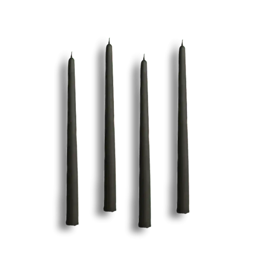 12" Unscented Taper Colored Candles - 4 pcs - MAIA HOMES