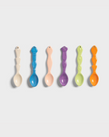 6 Set Coloured Spoons
