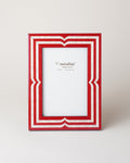 Bellagio Red/White Frame 10x15cm