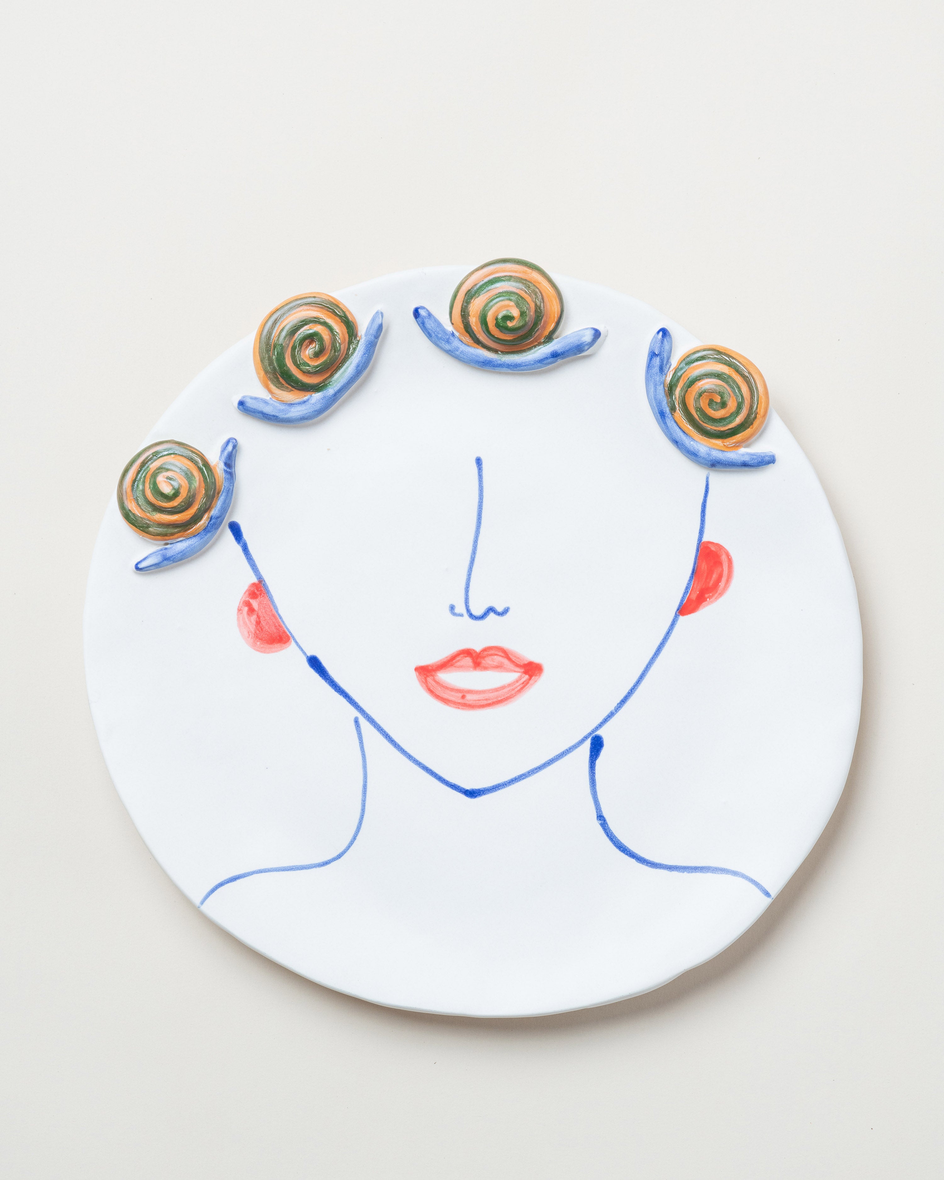 Agostino Snails Plate D30cm