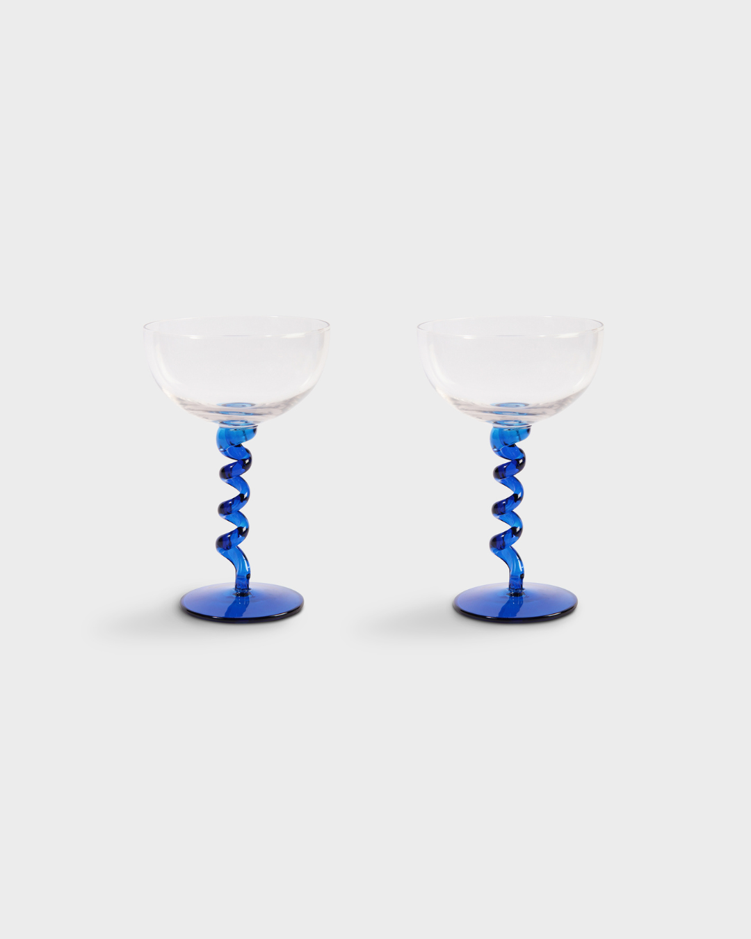 2 Set Blue Coupe Spiral